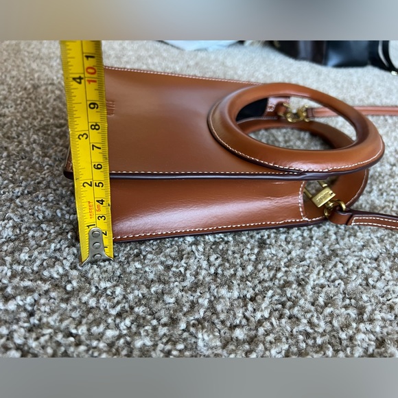 !sold! STAUD Limone Cutout Leather Top-Handle Bag - Picture 6 of 8